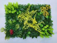 EG-J131 Offre Spéciale gazon artificiel mur Simulation herbe feuilles mur gazon artificiel plante mur