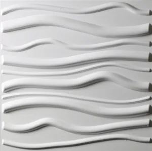 Uzun zamandır ekonomik duvar decorasouth iç pvc 3d panel duvarlar için yeşil dalgalar güney amerika