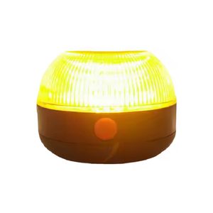 Luci Lampeggianti per Segnalazione Stradale Impermeabili IP65, Alimentate <span class=keywords><strong>a</strong></span> <span class=keywords><strong>Batteria</strong></span>, con Base Magnetica - Product Image 1