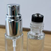 Ensemble de flacons de parfum portables en verre transparent de 10 ml avec vaporisateur et flacon roll-on pour huiles essentielles, emballage de voyage, vente en gros