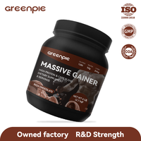 Greenpie Massive Gainer, mélange de protéines et de glucides, poudre de protéines pour adultes, BCAA, nutrition musculaire sportive