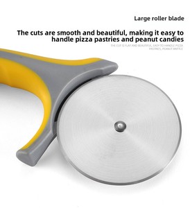 Cuchillo de rueda de <span class=keywords><strong>pizza</strong></span> de Plástico Especial, herramienta de corte de <span class=keywords><strong>pizza</strong></span> para hornear, cortador y rodillo; herramientas de <span class=keywords><strong>pizza</strong></span> empaquetadas en caja - Product Image 3