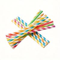 Pailles en papier jetables personnalisables avec emballage individuel