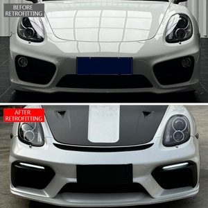 Kit de Carrocería Delantera 2023 para Modificación de Autos 2012-2017, Faros Antiniebla, Actualización para Cayman Boxster 981 718 - Product Image 2