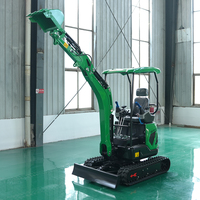 Mini-excavatrice hydraulique à levage facile Euro 5 CE EPA, 1,8 tonne, petite pelle, travaux de terrassement, ingénieur, excavatrice compacte