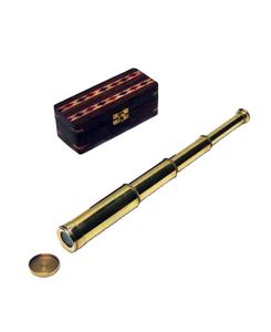 De cuero limitada náutica latón telescopio de mano con caja de madera de Venta caliente indio hecho a mano telescopio - Product Image 1
