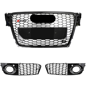 Nhà máy Phụ tùng xe hơi A4 a4 avant B8 tổ ong phía trước Bumper nướng rs4 phong cách bóng đen Sương Mù Ánh sáng lưới tản nhiệt 2008 2009 2010 2011 2012 - Product Image 1