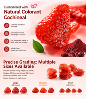 Gedroogde aardbeien in bulk, natuurlijk gezoet, voor bakkerij & yoghurt topping, halal gecertificeerd, OEM beschikbaar