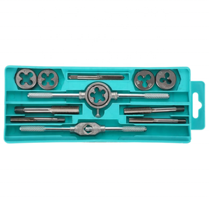 Juego de Machos y Terrajas Métricas de 12 Piezas M6-M12, Kit de Herramientas para Roscado con Estuche de Almacenamiento para Roscado Macho y Hembra - Product Image 1