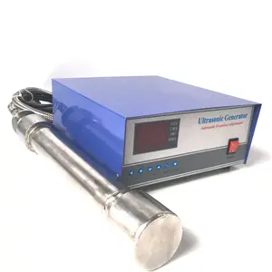 Macchina industriale per la pulizia ad ultrasuoni con processore di liquidi per trasduttore tubolare a ultrasuoni sommergibile