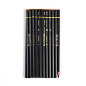 Kits de croquis personnalisés Crayons de charbon de bois noirs professionnels Set de crayons de dessin d'artiste pour le croquis - Product Image 6