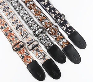5cm Folk uomo e donna cinturino per chitarra con disegno a tracolla banda per basso strumento musicale accessorio tipo amplificatore