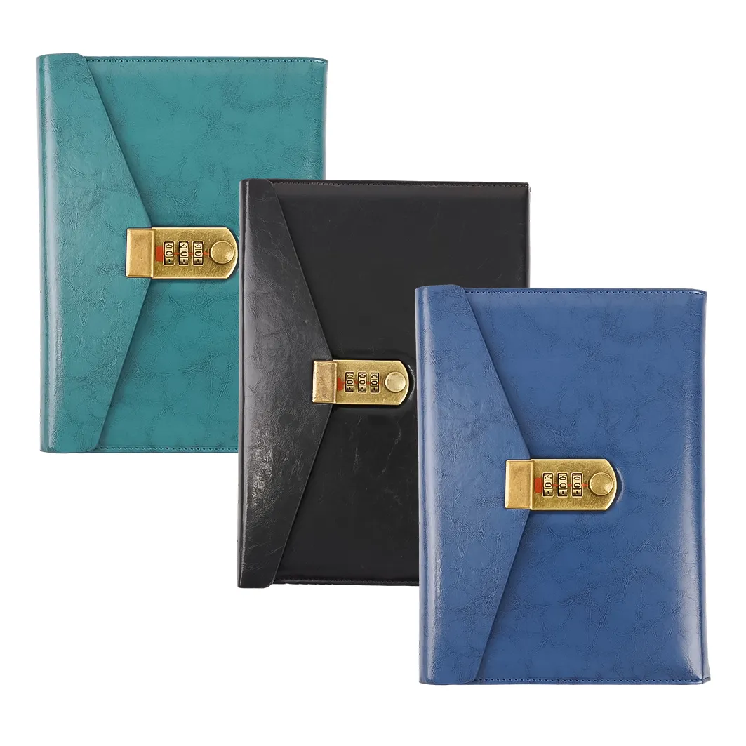 New Design A4 Daily Cheap Business Spiritual Low Price Eco-Friendly Diary Notebook 2024 Leather Journal With Pen Holder