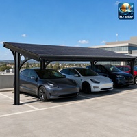H2 Solar Auvent de toit cantilever latéral sans piliers centraux, étanche, avec ballast, pour espaces ouverts