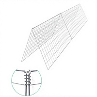 Treillis pliable en métal en forme de A pour plantes grimpantes, support de jardinage pour tomates, concombres, pois et légumes, vente en gros