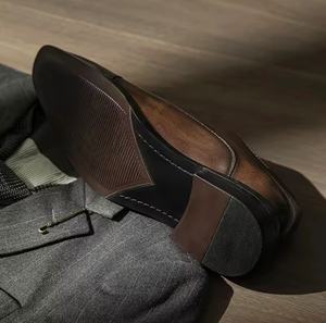 Zapatos de Vestir de Cuero para Hombre, Cerrados, Sin Cordones, Impermeables, para Oficina y Carrera, Venta al Por Mayor - Product Image 4