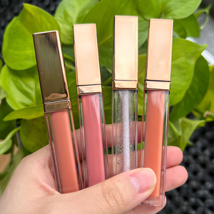 Brillant à lèvres pré-rempli Vente en gros Saveur de courant noir Huile pour les lèvres Big Square Tube Lip Plumper vegan Bio Non Sticky Plump Lip Oil - Product Image 3