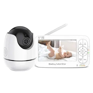 Monitor bayi Video definisi tinggi LCD 1080 inci penglihatan malam deteksi tangisan pemantauan Video Waktu Nyata HD 720P 5.0 P