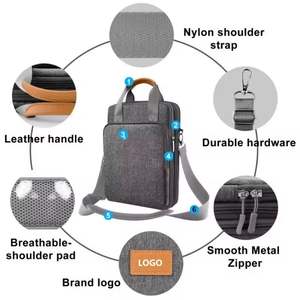 Funda para Portátil de 13 Pulgadas, Bolsa de Hombro Impermeable para Portátil, Bandolera con Múltiples Compartimentos, Bolso de Mano para Portátil - Product Image 4