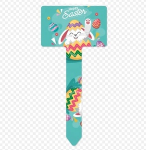 Panneau de jardin rectangulaire en plastique blanc brillant Unisub, personnalisé avec logo et impression couleur de haute qualité - Product Image 4