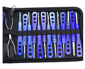 Juego de Herramientas de Cerrajería de Alta Calidad para Prácticas de Aprendizaje, 30 Piezas, Herramientas Profesionales Multifuncionales para Abrir Cerraduras de Automóviles - Product Image 5