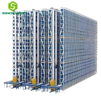 Estantería Metálica y de Plástico Inteligente y Económica para Almacenamiento Industrial General con Acceso AGV y Sistema ASRS