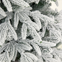 2026 Neuer Simulierter Weihnachtsbaum Gemischt mit PVC PE Realistischer Ganzbaum-Beflockung für Innenräume Feiertagsheimdekoration