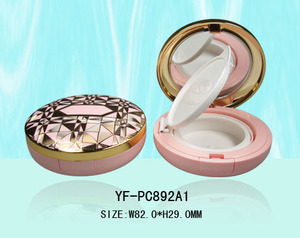 Estuche al por mayor para base de maquillaje con cojín de aire cuadrado, estuche para polvos compactos, envase cosmético de plástico ABS para maquillaje - Product Image 6