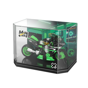 FEIMIBOX Juego de Bloques de Construcción de Motocicleta de Carreras de Plástico, 40 Piezas, Juguete Educativo de Construcción DIY para Mayores de 14 Años, FL5484 Hi - Product Image 4