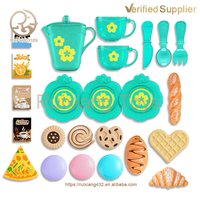 Jouets de simulation et de jeu de rôle pour enfants en gros, jeux multijoueurs avec ustensiles de cuisine et boîtes de rangement pour desserts