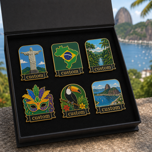 Set <span class=keywords><strong>de</strong></span> Regalo <span class=keywords><strong>de</strong></span> Pin Esmaltado Personalizado al por Mayor con Temática <span class=keywords><strong>de</strong></span> Brasil: Estatua <span class=keywords><strong>de</strong></span> <span class=keywords><strong>Cristo</strong></span>, Pin <span class=keywords><strong>de</strong></span> Solapa <span class=keywords><strong>de</strong></span> Selva Tropical, Souvenir <span class=keywords><strong>de</strong></span> Viaje, Insignia <span class=keywords><strong>de</strong></span> Carnaval - Product Image 1