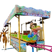 Promotionnel coulissante manèges roller coster pour jeux d'enfants