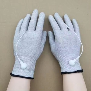 Silver Fiber <strong>Physiotherapy</strong> Conductive Gloves DDS Biological <strong>Electrotherapy</strong> Beauty Massage Health Care Electrode Gloves Wholesale - Product Image 5