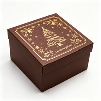 Individuell Bedruckte Schokoladen-Weihnachtsboxen Verpackung für Einzelhandel Bäckerei Süßigkeiten Kekse und Saisonale Feiertagsgeschenk-Promotionen