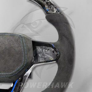 Volant sport sur mesure en alcantara et fibre de carbone pour VW <span class=keywords><strong>Volkswagen</strong></span> Golf MK6 MK7 MK8 GTI Polo Passat Tiguan Jetta Arteon - Product Image 3