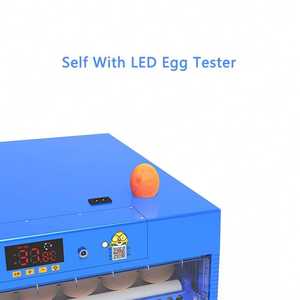 Geshipheng 중국 제조 업체 110V 220V 완전 자동 전기 오리 닭 계란 부화 기계 256 계란 인큐베이터 - Product Image 6