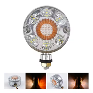 Illuminazione supplementare su entrambi i <span class=keywords><strong>lati</strong></span> colore sicuro di guida del segnale di lavoro di ingegneria del veicolo Cue fanale posteriore per camion 24 led12v24v - Product Image 2