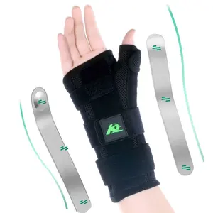 整形外科用手首装具親指スピカスプリント調整可能な装具骨折手のひら手首装具