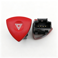 NUEVO Interruptor de Luces de Emergencia de 4 Pines OE 8200442724 04415159 para Renault Laguna Espace Trafic Vivaro, Interruptor de Advertencia de Triángulo Rojo
