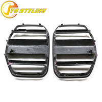 Parachoques Delantero de Fibra de Carbono Estilo ST con Rejilla de Malla para BMW G82 G80 M3 G83 M4, Accesorios Automotrices