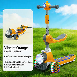 Vente directe du Hebei, trottinette pour bébé de 3 ans, jouet pour enfants, trottinette à 3 roues pour enfants avec musique et lumière - Product Image 1