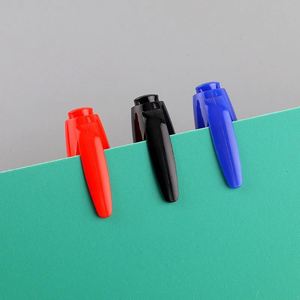 Marqueur permanent indélébile à double pointe, grande capacité, en plastique, imperméable, pour logo personnalisé - Product Image 2