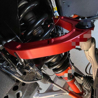 Pièces de performance de suspension supérieure en aluminium et acier inoxydable usinées sur mesure par CNC