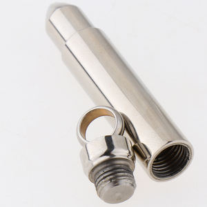 स्टेनलेस स्टील दाह संस्कार राख बाल इत्र धारक सिलेंडर पंक लॉकेट हार उपहार बुलेट मेमोरी कलश धारक लटकन जार - Product Image 3