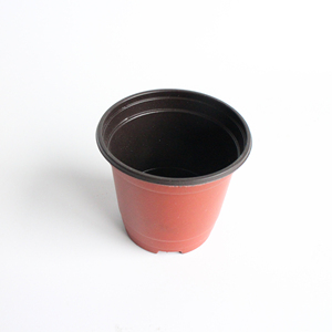 Pot <span class=keywords><strong>de</strong></span> fleurs en plastique souple bicolore écologique avec trou <span class=keywords><strong>de</strong></span> drainage, différentes tailles pour jardin et pépinière - Product Image 6
