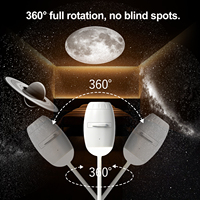 Mini projecteur Salange USB, modes de lumière nocturne étoilée, décoration intérieure portable pour voiture, lampe de projecteur pour chambres à coucher