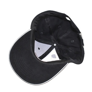 หมวกเบสบอลปักลายคุณภาพสูงสำหรับผู้ชาย ผ้าฝ้าย 100% แบบ 6 แผง ผลิตตามสั่ง - Product Image 3