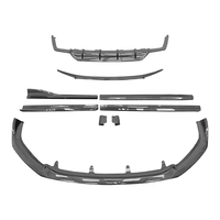 Kit carrosserie en fibre de carbone style AIM pour Lexus RX500 : Lame avant, jupes latérales, spoiler, diffuseur