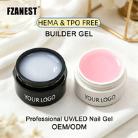 FZN 1kg Gel UV Artistique Sans TPO en Gros, Gel Constructeur Naturel en Vrac avec Logo Personnalisé, Sans HEMA, Certifié CPNP