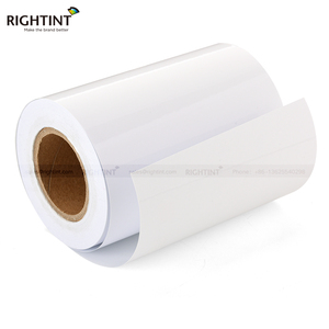 Stiker Gulungan Kertas Vinil Bercetak 210Mm Volume Kecil Kertas Foto Putih Mengkilap untuk Kertas Foto Gulungan Pencetak Inkjet - Product Image 1